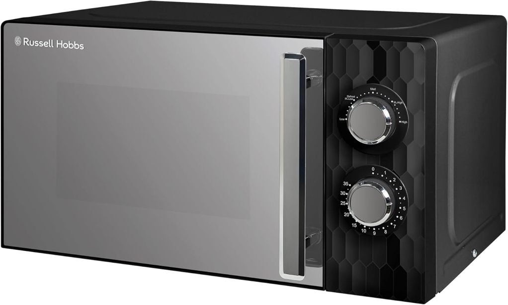 Russell Hobbs Honeycomb RHmm715G Micro-ondes solo manual 17 L 700 W – 5 niveaux de potencia, minuterie y décongélation, gris