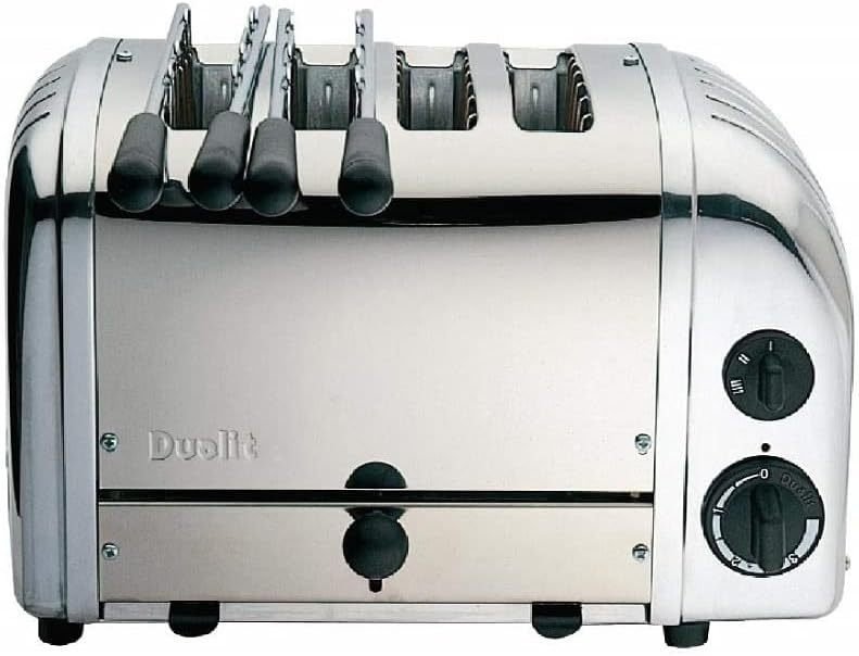 Duacama tostadora combiné 42174 de acero acero inoxidableydable, 4 fentes, 2,2 kW/230 V, 80 tranches par heure, L139