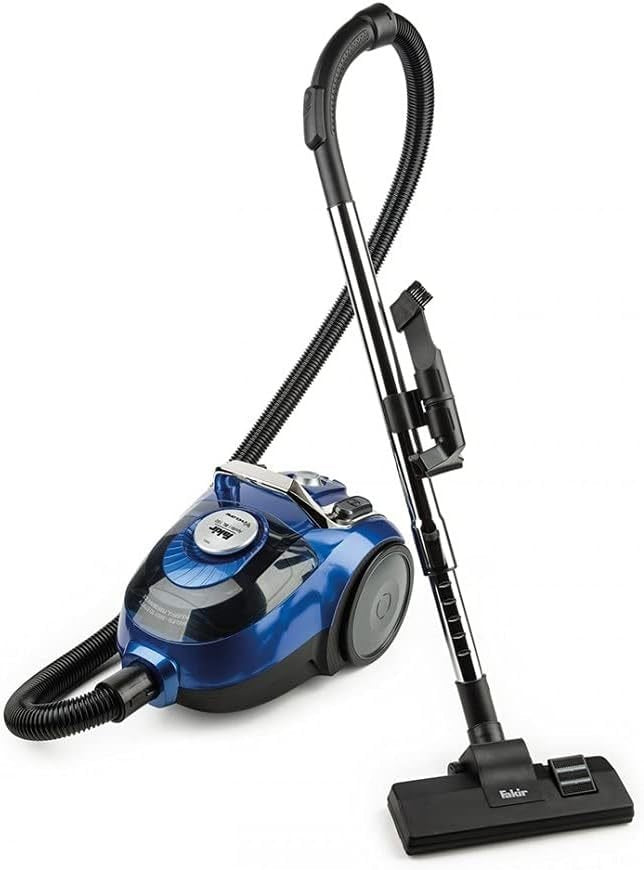 Fakir Apollo BL 150 aspiradora sin bolsa – Technologie cyclonique, moteur haute performance, filtre EPA 10, brosse combinée, 800 W, azul/argent